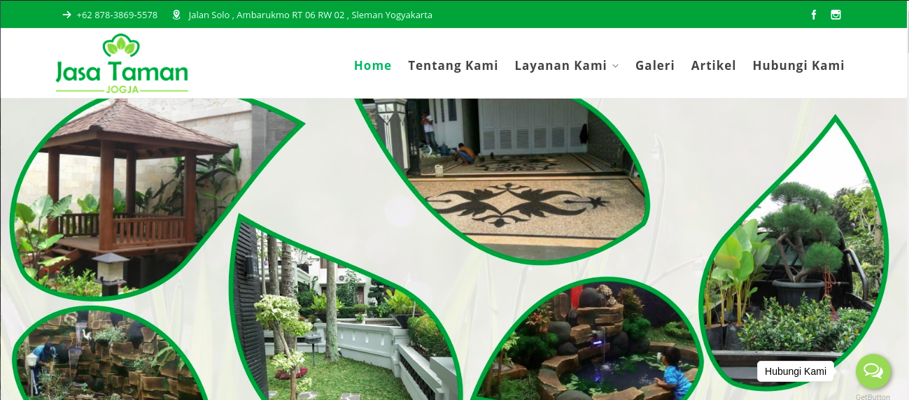 Tampak situs website Qila Garden, foto: screenshots