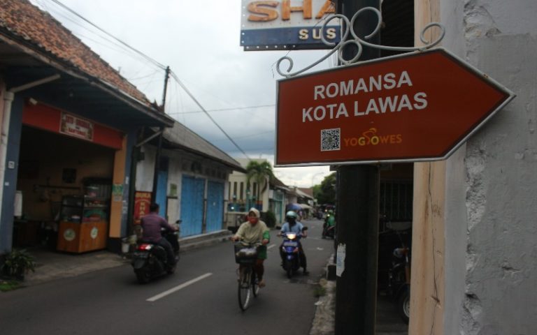Salah satu rute sepeda Jogja yaitu rute Romansa Kota Lawas. Sumber: harianjogja.com