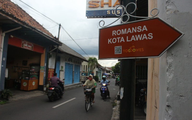 Salah satu rute sepeda Jogja yaitu rute Romansa Kota Lawas. Sumber: harianjogja.com
