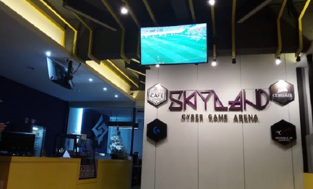 Warnet gaming SKYLAND Cyber Game Arena Jogja, Sumber: Achmad Gaming