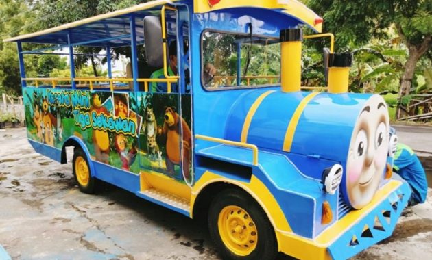 Perjalanan wisata menjadi menyenangkan dengan kereta kelinci, Sumber: id.pinterest.com
