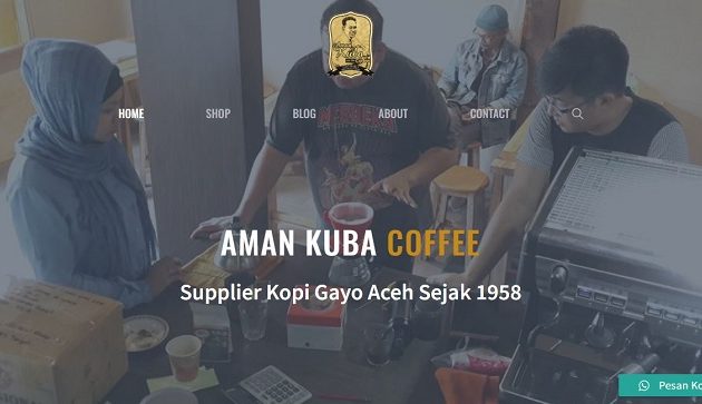 Supplier Kopi Gayo Jogja Aman Kuba, Sumber: amankubacoffee.com