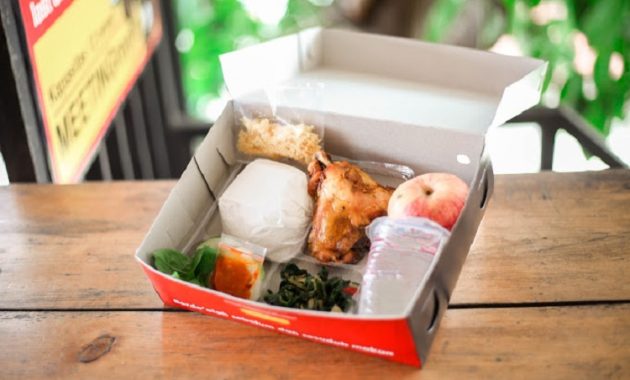 Menu nasi box lengkap dan terjangkau dari Kedai Sehat, Sumber: google pict
