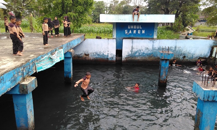 Umbul Saren bekas pemandian sakral Keraton, Sumber: rosevell45.blogspot.com