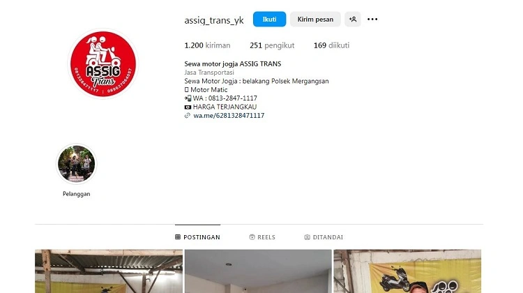 Assig Trans, Sumber: insagram @assig_trans_yk