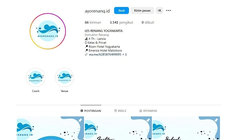 Ayorenang id, Sumber: instagram @ayorenang.id