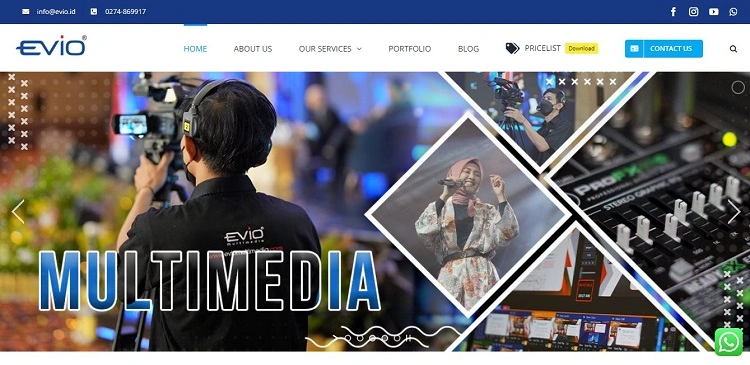 Sewa Alat Live Streaming Jogja, Sumber: evio.id