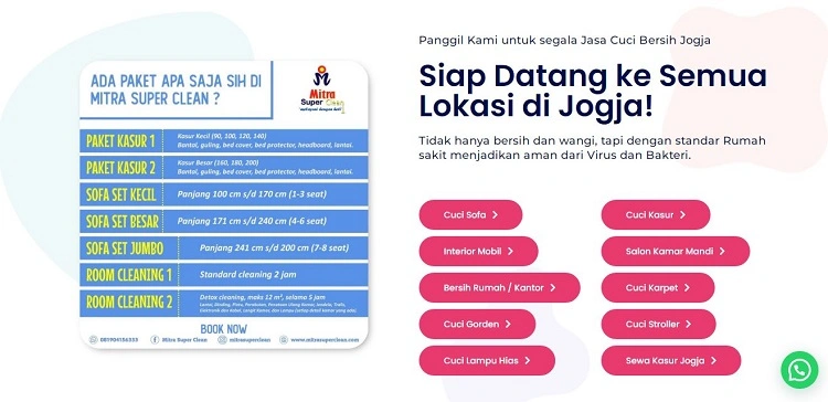 Mitra Super Clean, Sumber: mitrasuperclean.com