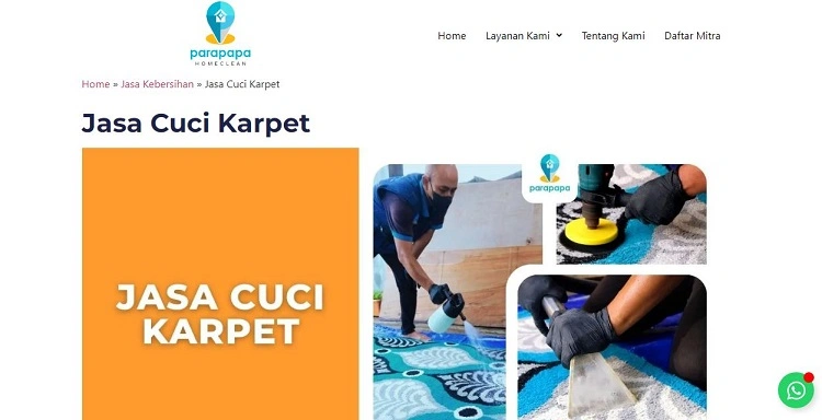 Parapapa Homeclean Jogja, Sumber: parapapa.id