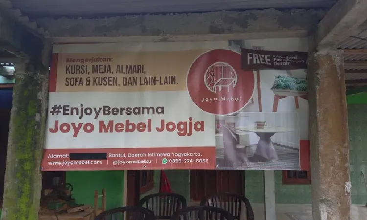 Kontak informasi Joyo Mebel, Sumber: ulasan google