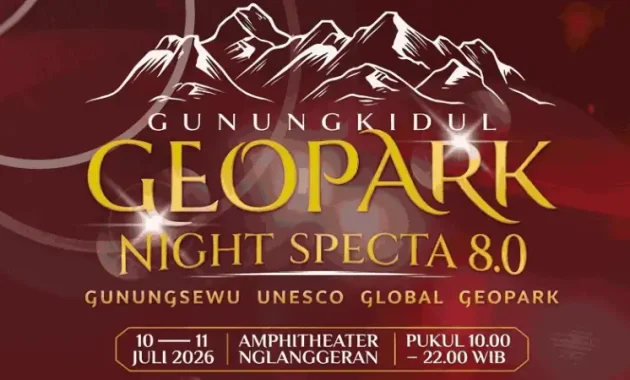 Geopark Night Specta, Sumber: jogjaprov.go.id