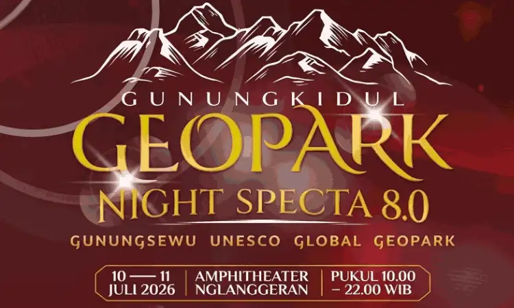 Geopark Night Specta, Sumber: jogjaprov.go.id